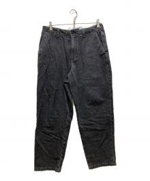 DESCENDANT（ディセンダント）の古着「DC-6 ORGANIC COTTON TWILL TROUSERS」｜ブラック