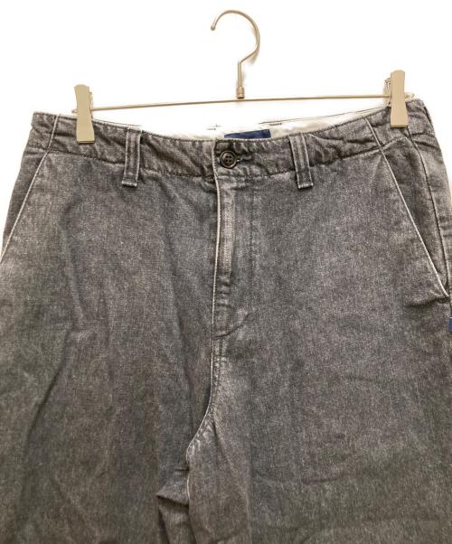 DESCENDANT（ディセンダント）DESCENDANT (ディセンダント) DC-6 ORGANIC COTTON TWILL TROUSERS ブラック サイズ:2の古着・服飾アイテム