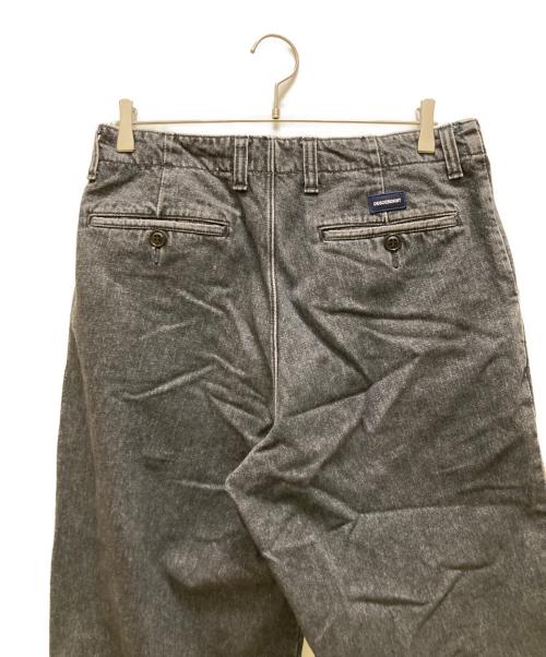 DESCENDANT（ディセンダント）DESCENDANT (ディセンダント) DC-6 ORGANIC COTTON TWILL TROUSERS ブラック サイズ:2の古着・服飾アイテム