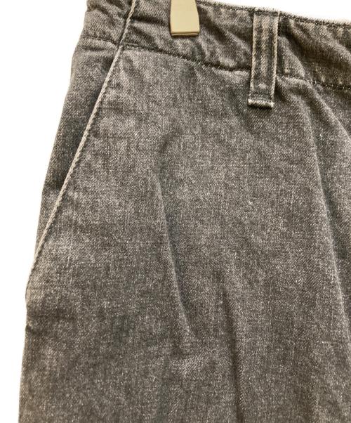 DESCENDANT（ディセンダント）DESCENDANT (ディセンダント) DC-6 ORGANIC COTTON TWILL TROUSERS ブラック サイズ:2の古着・服飾アイテム