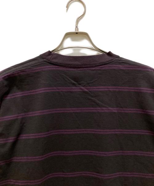 DESCENDANT（ディセンダント）DESCENDANT (ディセンダント) HORIZONTAL STRIPE LS パープル サイズ:2の古着・服飾アイテム