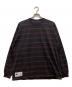 DESCENDANT（ディセンダント）の古着「HORIZONTAL STRIPE LS」｜パープル