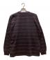 DESCENDANT (ディセンダント) HORIZONTAL STRIPE LS パープル サイズ:2：8000円