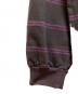 中古・古着 DESCENDANT (ディセンダント) HORIZONTAL STRIPE LS パープル サイズ:2：8000円