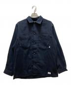 WTAPSダブルタップス）の古着「CBW / LS / COTTON. TWILL」｜ネイビー