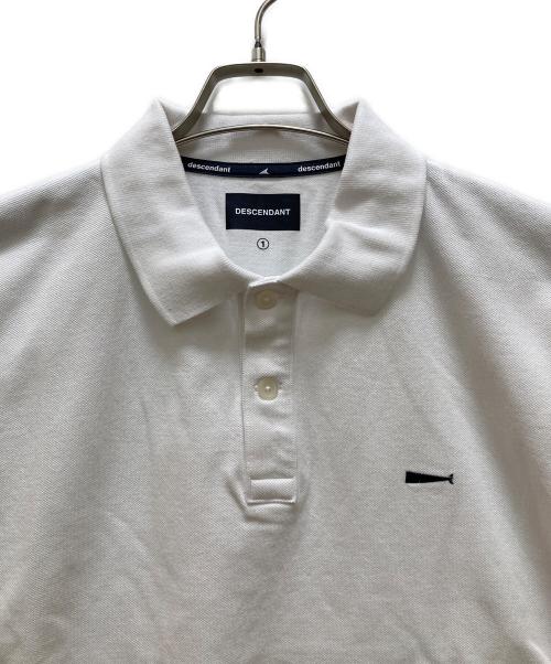 DESCENDANT（ディセンダント）DESCENDANT (ディセンダント) ポロシャツ ホワイト サイズ:1の古着・服飾アイテム