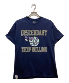 DESCENDANT（ディセンダント）の古着「プリントTシャツ」｜ネイビー