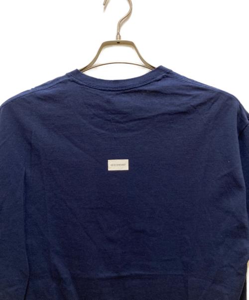 DESCENDANT（ディセンダント）DESCENDANT (ディセンダント) プリントTシャツ ネイビー サイズ:3の古着・服飾アイテム