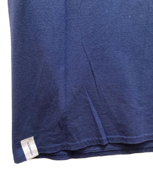 DESCENDANT（ディセンダント）DESCENDANT (ディセンダント) プリントTシャツ ネイビー サイズ:3の古着・服飾アイテム