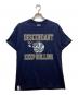 DESCENDANT（ディセンダント）の古着「プリントTシャツ」｜ネイビー