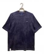 DESCENDANTディセンダント）の古着「タイダイ半袖Tシャツ」｜ネイビー