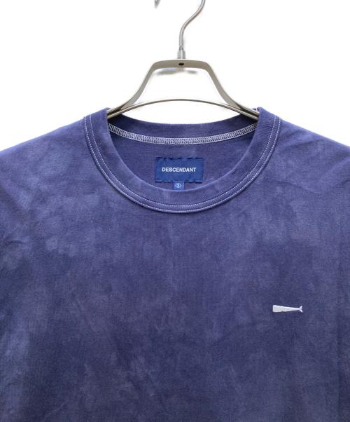 DESCENDANT（ディセンダント）DESCENDANT (ディセンダント) タイダイ半袖Tシャツ ネイビー サイズ:2の古着・服飾アイテム