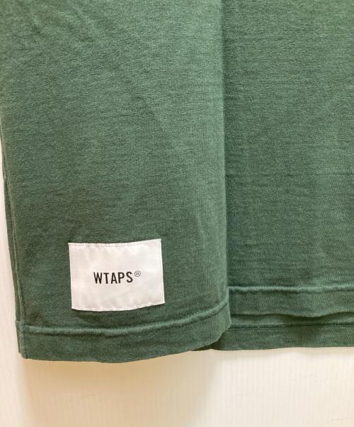 WTAPS（ダブルタップス）WTAPS (ダブルタップス) AII 02 / SS / コットン. サイン グリーン サイズ:Ｘ02の古着・服飾アイテム