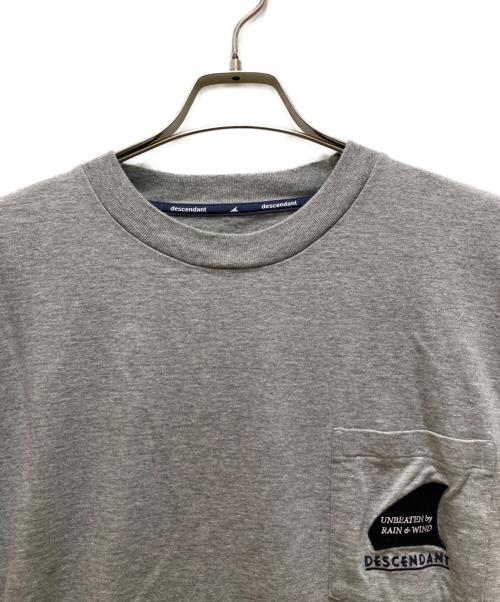 DESCENDANT（ディセンダント）DESCENDANT (ディセンダント) GENNAKER ORGANIC COTTON CROP SS グレー サイズ:2の古着・服飾アイテム