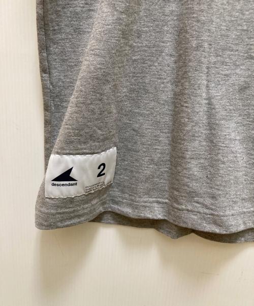 DESCENDANT（ディセンダント）DESCENDANT (ディセンダント) GENNAKER ORGANIC COTTON CROP SS グレー サイズ:2の古着・服飾アイテム