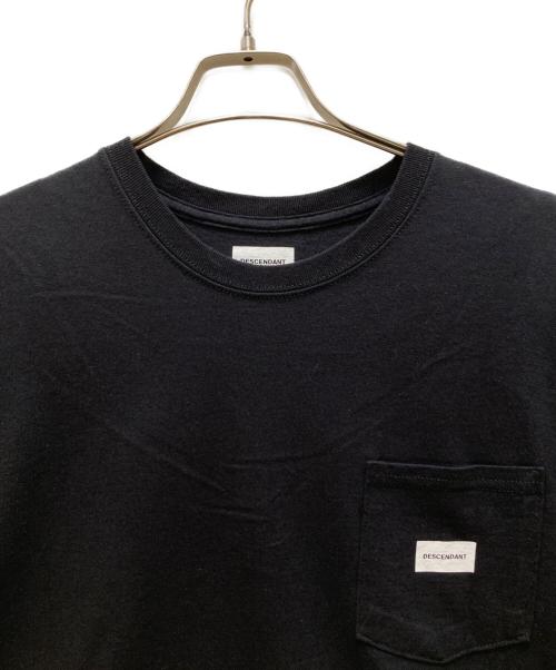 DESCENDANT（ディセンダント）DESCENDANT (ディセンダント) スパイホップポケットTシャツ ブラック サイズ:3の古着・服飾アイテム