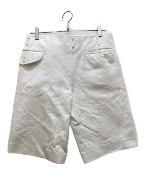 COMME des GARCONS HOMME PLUS（コムデギャルソンオムプリュス）COMME des GARCONS HOMME PLUS (コムデギャルソンオムプリュス) 変形ハーフパンツ ホワイト サイズ:Ｓの古着・服飾アイテム