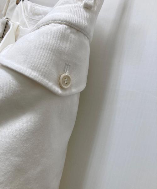 COMME des GARCONS HOMME PLUS（コムデギャルソンオムプリュス）COMME des GARCONS HOMME PLUS (コムデギャルソンオムプリュス) 変形ハーフパンツ ホワイト サイズ:Ｓの古着・服飾アイテム