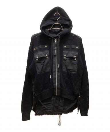 【Rcさん専用】DIESELディーゼル★ジャケットフードジャンパータグ付 中古・古着通販】DIESEL (ディーゼル) フード付きメッシュジップアップ