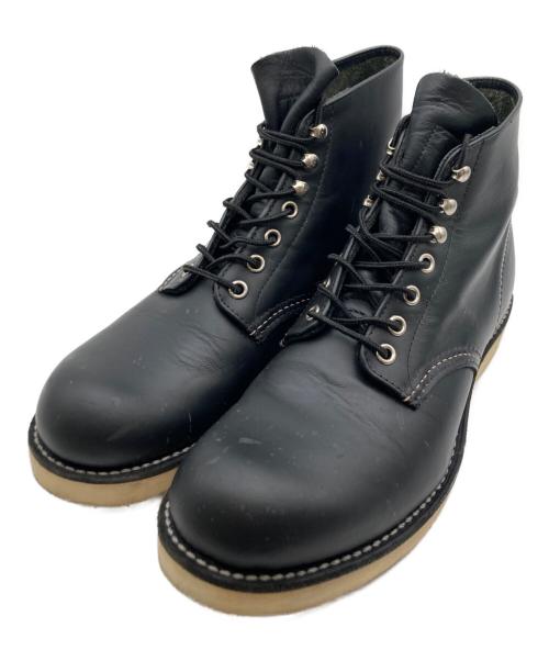 RED WING（レッドウィング）RED WING (レッドウィング) 6インチ クラシックラウンド ブラック サイズ:26cmの古着・服飾アイテム