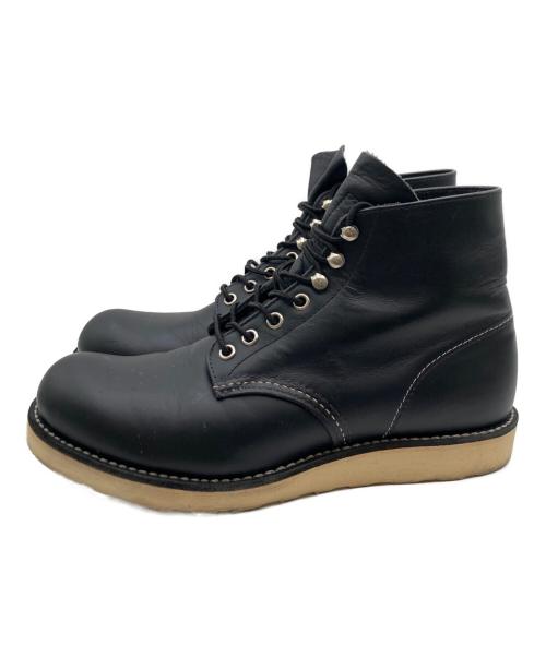 RED WING（レッドウィング）RED WING (レッドウィング) 6インチ クラシックラウンド ブラック サイズ:26cmの古着・服飾アイテム