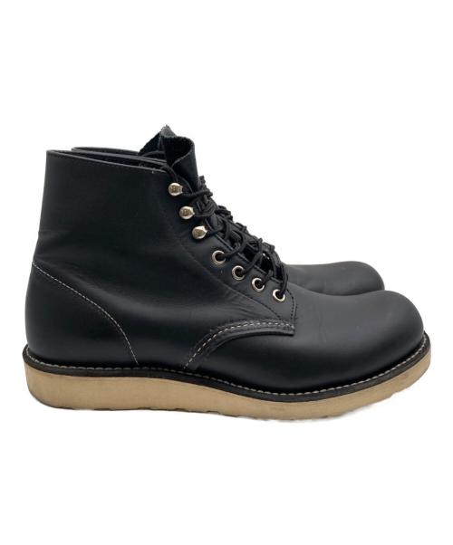 RED WING（レッドウィング）RED WING (レッドウィング) 6インチ クラシックラウンド ブラック サイズ:26cmの古着・服飾アイテム