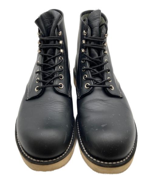 RED WING（レッドウィング）RED WING (レッドウィング) 6インチ クラシックラウンド ブラック サイズ:26cmの古着・服飾アイテム