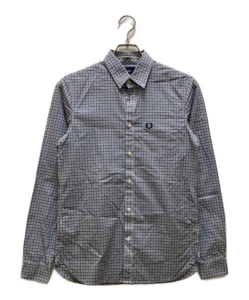 FRED PERRY（フレッドペリー）FRED PERRY (フレッドペリー) ギンガムチェックシャツ ブルー サイズ:Sの古着・服飾アイテム