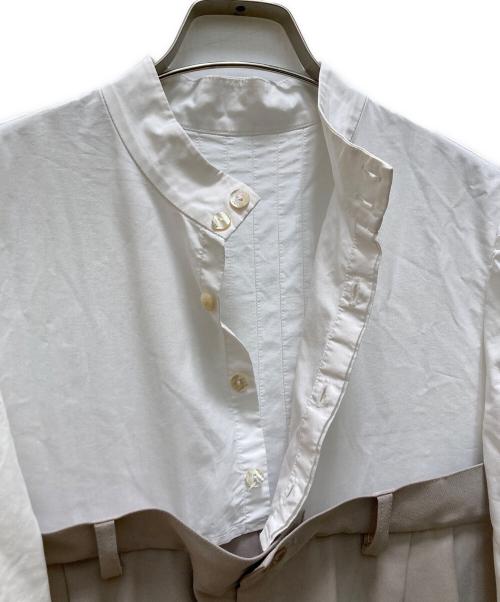 Ameri（アメリ）Ameri (アメリ) SHIRT DOCKING COMBINAISON ベージュ サイズ:Sの古着・服飾アイテム