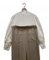 中古・古着 Ameri (アメリ) SHIRT DOCKING COMBINAISON ベージュ サイズ:S：5000円