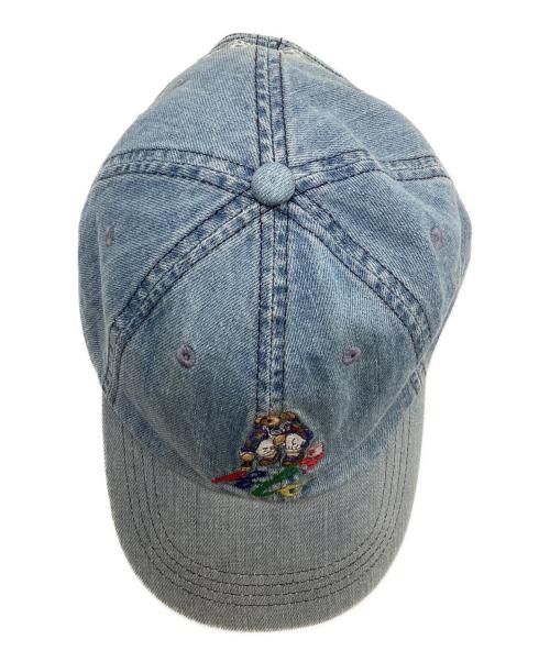 POLO RALPH LAUREN（ポロ・ラルフローレン）POLO RALPH LAUREN (ポロ・ラルフローレン) ポロベアデニムボールキャップ インディゴの古着・服飾アイテム