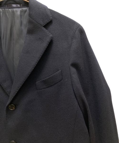 ONLY PREMIO（オンリープレミオ）ONLY PREMIO (オンリープレミオ) カシミヤシングルチェスターコート ネイビー サイズ:５２の古着・服飾アイテム