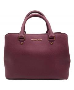未使用 FURLA PIPER パイパー バーガンディ 2way ハンドバッグ 中古・古着通販】FURLA (フルラ) パイパー 2WAYハンドバッグ ブルー