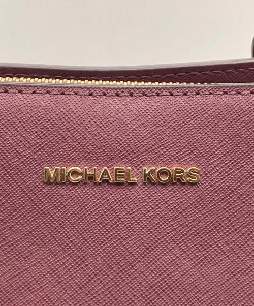 MICHAEL KORS（マイケル・コース）MICHAEL KORS (マイケル・コース) 2WAYバッグ レッドの古着・服飾アイテム