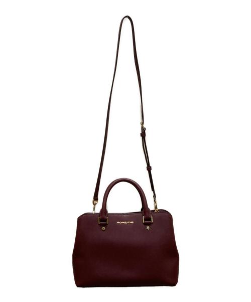 MICHAEL KORS（マイケル・コース）MICHAEL KORS (マイケル・コース) 2WAYバッグ レッドの古着・服飾アイテム