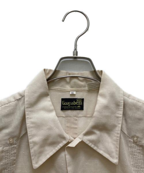 Guayabera（グアヤベラ）Guayabera (グアヤベラ) 90'sキューバシャツ ベージュ サイズ:X Lの古着・服飾アイテム