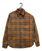 BURBERRYバーバリー）の古着「レインボーノバチェックシャツ」｜ベージュ