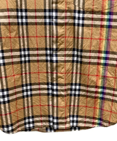 BURBERRY（バーバリー）BURBERRY (バーバリー) レインボーノバチェックシャツ ベージュ サイズ:Mの古着・服飾アイテム
