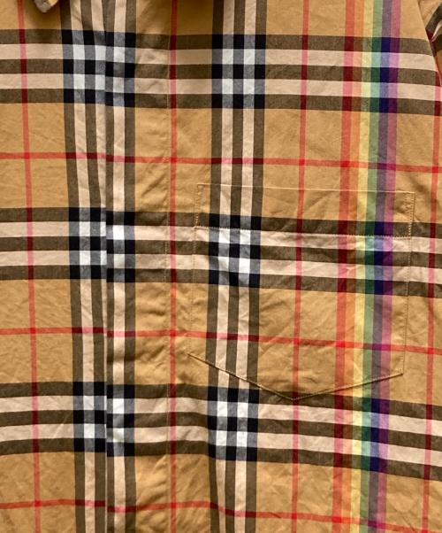 BURBERRY（バーバリー）BURBERRY (バーバリー) レインボーノバチェックシャツ ベージュ サイズ:Mの古着・服飾アイテム