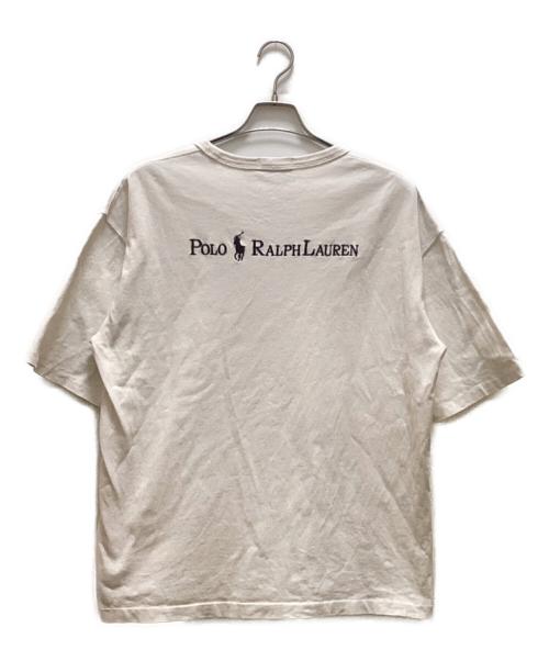 POLO RALPH LAUREN（ポロ・ラルフローレン）POLO RALPH LAUREN (ポロ・ラルフローレン) リラックスフィットロゴジャージーTシャツ ホワイト サイズ:Mの古着・服飾アイテム