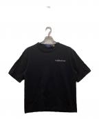 POLO RALPH LAURENポロ・ラルフローレン）の古着「ヘビーウエイトロゴTシャツ」｜ブラック