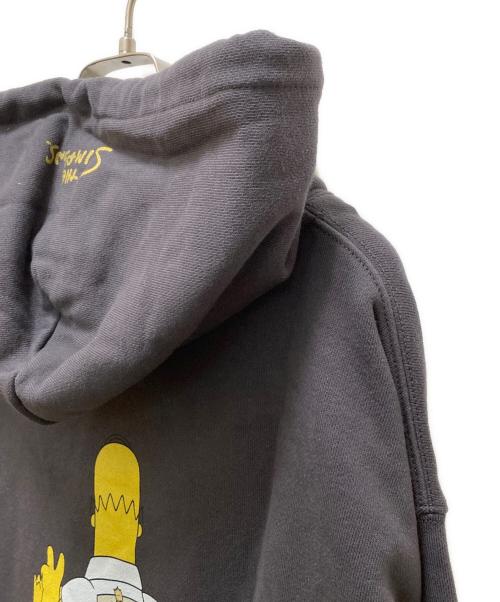 WIND AND SEA（ウィンダンシー）WIND AND SEA (ウィンダンシー) The Simpsons (ザ シンプソンズ) コラボプルオーバーパーカー グレー サイズ:Lの古着・服飾アイテム