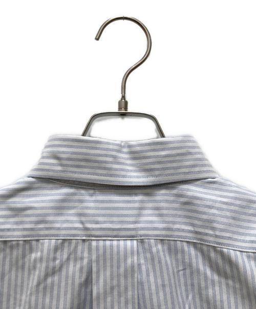 BROOKS BROTHERS（ブルックスブラザーズ）BROOKS BROTHERS (ブルックスブラザーズ) ストライプボタンダウンシャツ ホワイト×ブルー サイズ:Mの古着・服飾アイテム