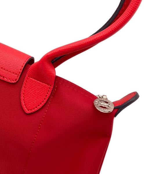 LONGCHAMP（ロンシャン）LONGCHAMP (ロンシャン) ル プリアージュ サステナブル トートバッグ レッドの古着・服飾アイテム