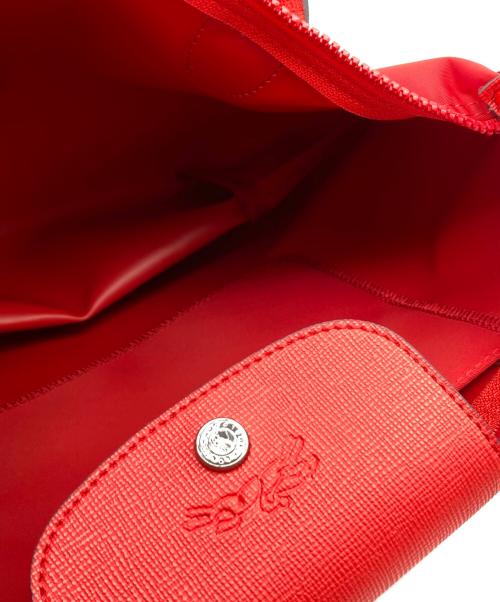 LONGCHAMP（ロンシャン）LONGCHAMP (ロンシャン) ル プリアージュ サステナブル トートバッグ レッドの古着・服飾アイテム