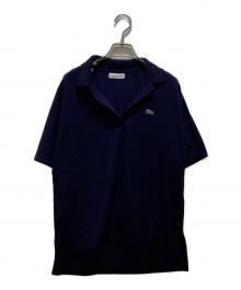 LACOSTE（ラコステ）の古着「スキッパーネックポロシャツ」｜ネイビー