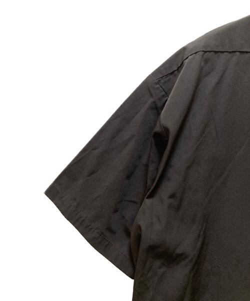 Schott（ショット）Schott (ショット) 鯉 刺繍 オープンカラーワークシャツ ブラック サイズ:Mの古着・服飾アイテム