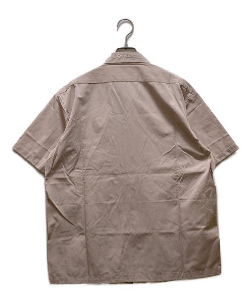 Schott（ショット）Schott (ショット) 鯉 刺繍 オープンカラーワークシャツ ベージュ サイズ:M 未使用品の古着・服飾アイテム