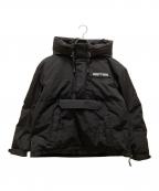 Schott×JEANASISショット×ジーナシス）の古着「コラボプルオーバー ダウンジャケット」｜ブラック