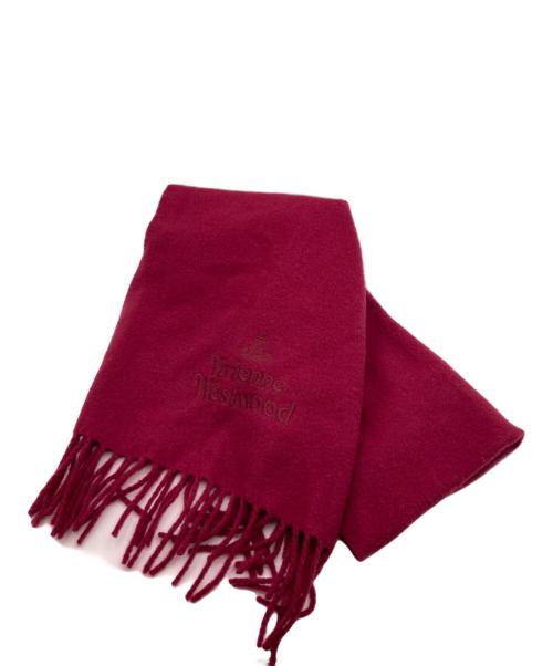 Vivienne Westwood（ヴィヴィアンウエストウッド）Vivienne Westwood (ヴィヴィアンウエストウッド) オーブ刺繍マフラーの古着・服飾アイテム